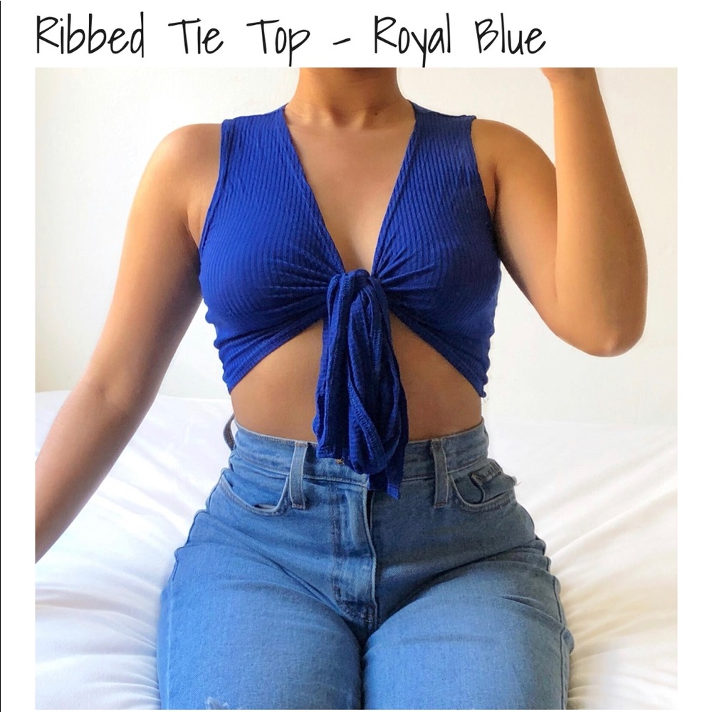 Cute summer Royal Blue Top